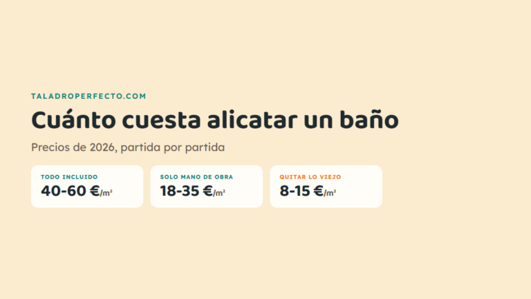 Cuánto cuesta alicatar un baño en 2026 (y qué par…